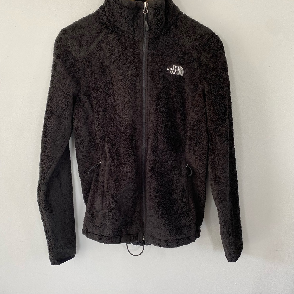 north face zip up teddy fleece